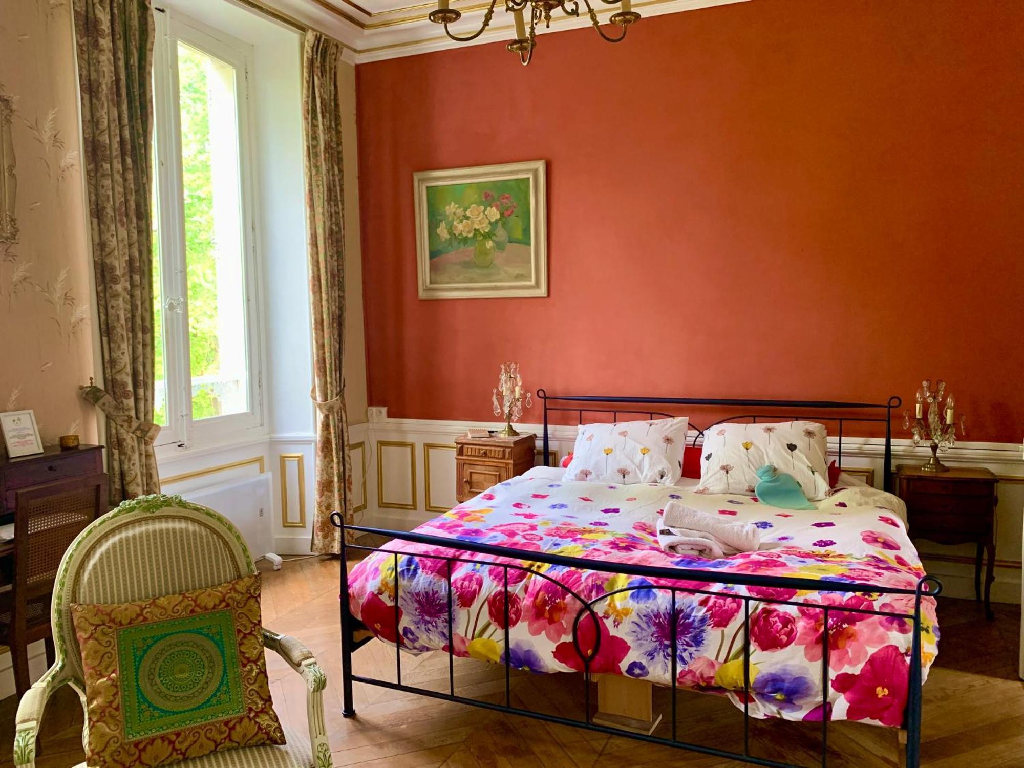 Bed and Breakfast Yxie - Manoir Des Arts Villeblevin Zimmer foto