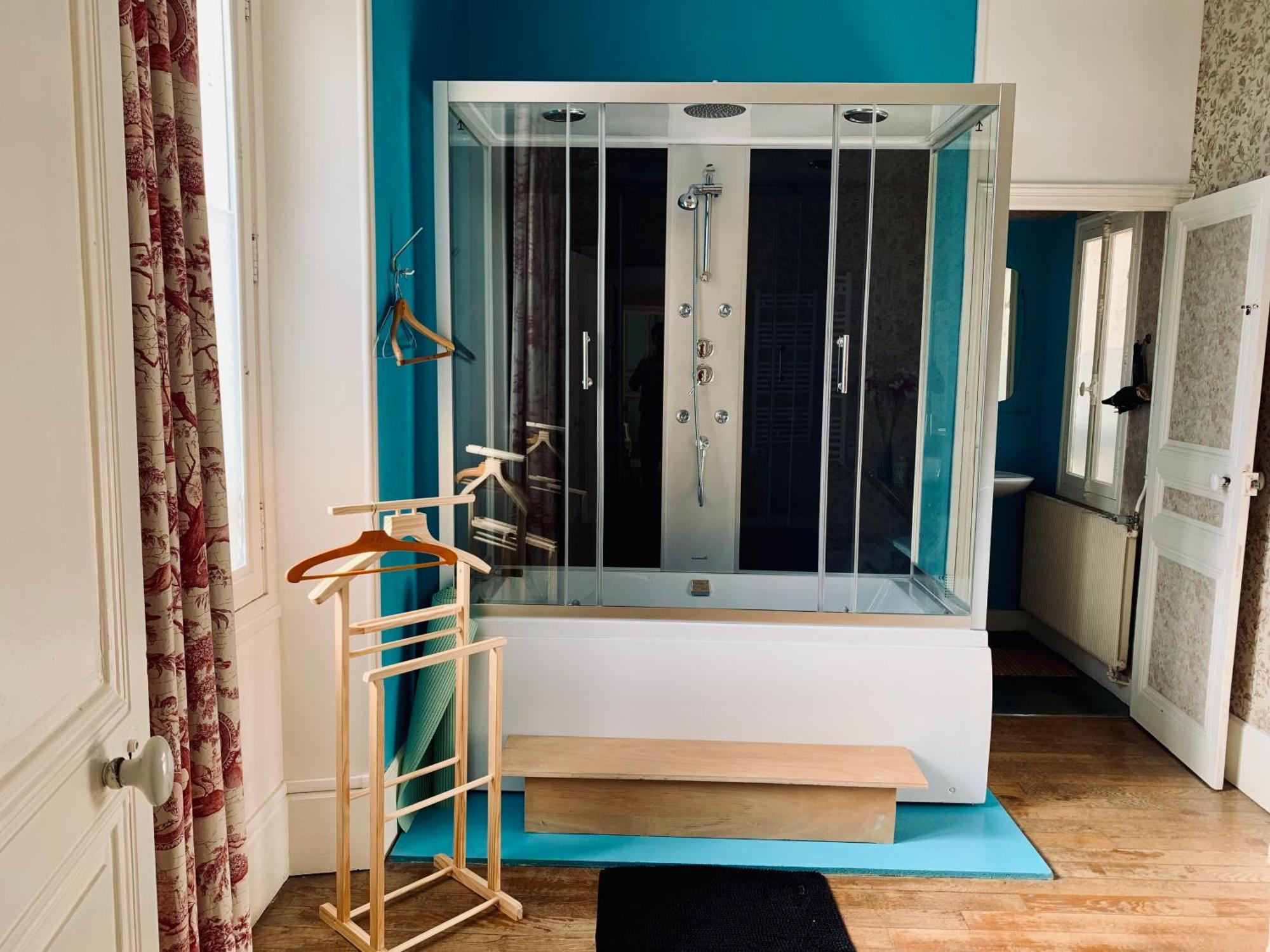Bed and Breakfast Yxie - Manoir Des Arts Villeblevin Zimmer foto